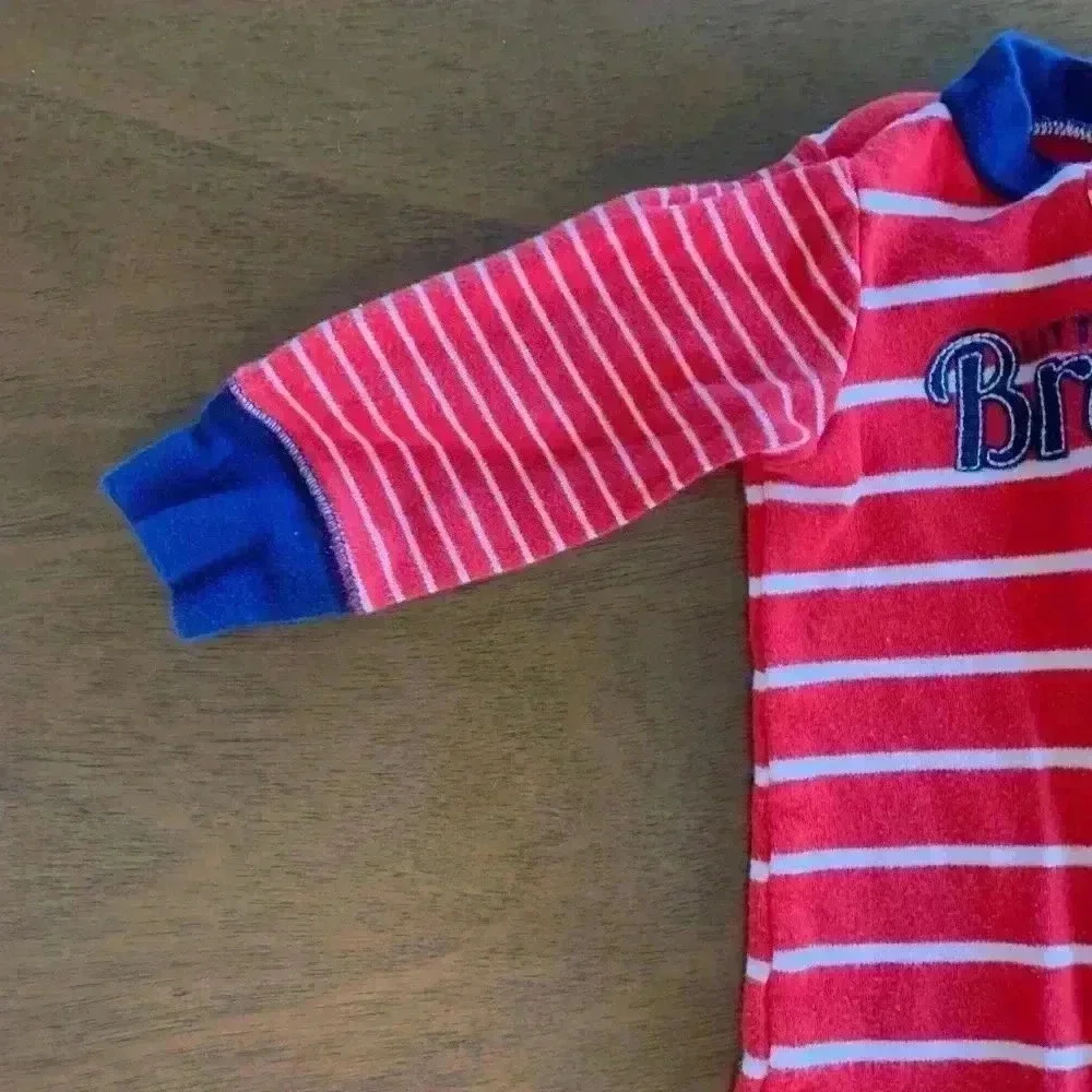 3 MONTHS Carter's Baby Fleece Footed Sleeper Pajamas PJs LOT Of 3 (0813)